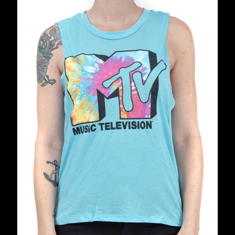 NWOT mtv tie dye muscle tank